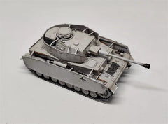 1/72 German Panzer IV Ausf. H "White Warhorse" Tank Painted Finished Model