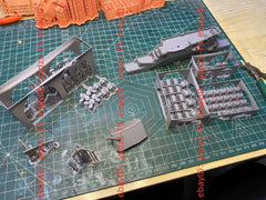 3d Printed 1/350 IJN Hakuryu Aircraft Carrier(full Hull/waterline)