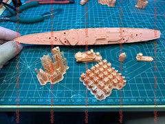 3d Printed 1/700 France Colbert Cruiser(full Hull/waterline)