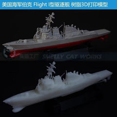 3d Printed Kit 1/700/1250/2000 Us Arleigh Burke Flight I/iia/iii Destroyer Ddg51