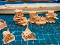 3d Printed 1/700 Ijn Dashan Battleship(full Hull/waterline)