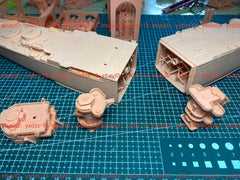 3d Printed 1/350 French Cruiser Louis Ix(full Hull/waterline)