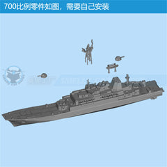 3d Printed Kits 1/700/1250/2000 Ropucha-class Landing Ship, Tank Project 775