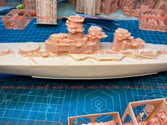 3d Printed 1/700 Germany Grosser Kurfurst Battleship(full Hull/waterline)