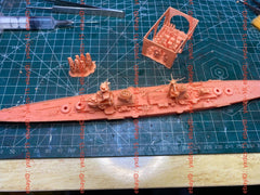 3d Printed 1/700 Italian Trento Class Cruiser(full Hull/waterline)
