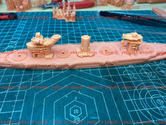 3d Printed Kit 1/700 Soviet Navy Gangut Class Battleship(full Hull/waterline)