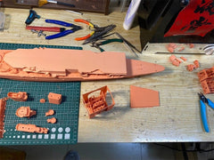 3d Printed 1/350 Hybrid German Cruiser Hildebrand(full Hull/waterline)