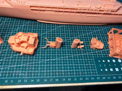 3d Printed Kits 1/350 French Cruiser Jeanne D'arc(full Hull/waterline)