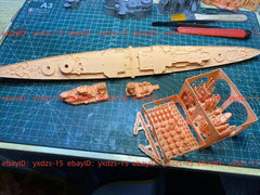 3d Printed Kit 1/700 Hms Incomparable Class Battlecruiser(full Hull/waterline)