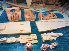 3d Printed Kits 1/350 Soviet Kronshtadt Class Battlecruiser(full Hull/waterline)
