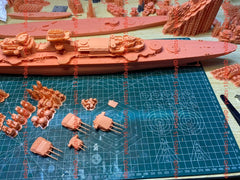 3d Printed Kits 1/350 Germany Roon Class Heavy Cruiser(full Hull/waterline)