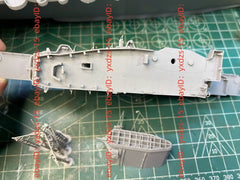 3d Printed 1/350 IJN Hakuryu Aircraft Carrier(full Hull/waterline)
