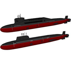3d Printed Kit 1/700/1250/2000 Chinese Navy Type 095/096 Nuclear Submarine