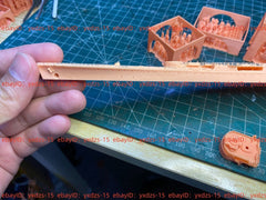 3d Printed 1/700 French cruiser Louis IX(full Hull/waterline)