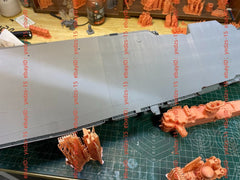 3d Printed 1/350 Hms Ark Royal R09 Aircraft Carrier(full Hull/waterline)
