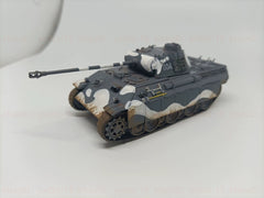 1/72 German Panther Tank Model A With Snow Camouflage Painted Finished Model