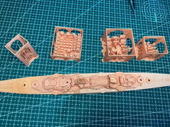 3d Printed 1/700 Prinz Eugen Heavy Cruiser(full Hull/waterline)