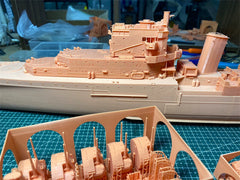 3d Printed 1/200 Dido Class Cruiser(full Hull/waterline)