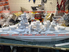 3d Printed 1/200 Ijn Js Kongo (ddg - 173) Destroyer Full Hull