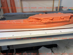 3d Printed Kit 1/350 Uss Battleship Louisiana (full Hull/waterline)
