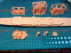 3d Printed 1/350 US Forrest Sherman Class Destroyer(full Hull/waterline)