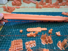 3d Printed 1/700 Soviet Vladivostok Battleship(full Hull/waterline)