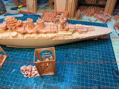 3d Printed 1/700 Italian Andrea Doria Battleship(full Hull/waterline)