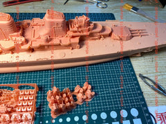 3d Printed 1/350 Stalingrad Class Battlecruiser(full Hull/waterline)