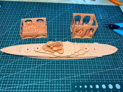 3d Printed 1/700 Russian Battleship Arkhangelsk(full Hull/waterline)