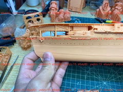 3d Printed 1/350 Wwii French Bearn Aircraft Carrier(full Hull/waterline)