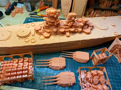 3d Printed 1/700 china Pan-Asia Changzheng Battleship(full Hull/waterline)