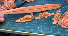 3d Printed Kit 1/700 Uss Austin Class Cruiser(full Hull/waterline)
