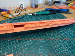 3d Printed 1/700 1945 Uss Midway Cv-41 Aircraft Carrier(full Hull/waterline)