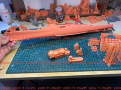 3d Printed Kits 1/350 French Cruiser Colbert C611(full Hull/waterline)