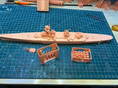 3d Printed 1/700 Italian Piedmont Cruiser(full Hull/waterline)