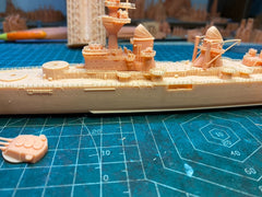 3d Printed 1/700 Italian Piedmont Cruiser(full Hull/waterline)