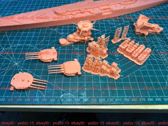 3d Printed Kit 1/700 French Super Battleship Mnf Patrie(full Hull/waterline)