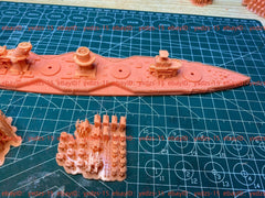 3d Printed Kits 1/700 Soviet Izmir Class Battleship Cruiser(full Hull/waterline)