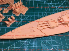 3d Printed Kits 1/700 German H-class Pommern Battleship(full Hull/waterline)
