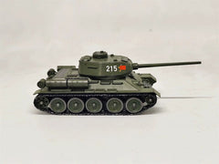 1/72 The No. 215 T-34 Tank Of China Painted Finished Model