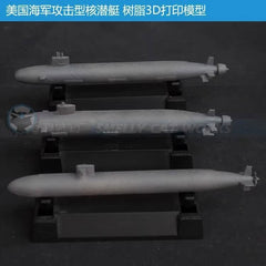 3D Printed 1/1250/2000 U.S. Seawolf/Virginia/Los Angeles Nuclear Submarine Kit