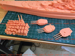 3d Printing 1/700 Admiral Ushakov Class Battleships(full Hull/waterline)