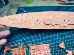 3d Printed Kits 1/700 Italy Lepanto-class Battleship(full Hull/waterline)