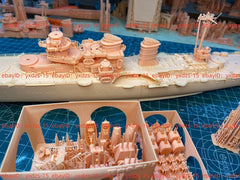 3d Printed 1/350 Italian Duca Degli Abruzzi Class Cruisers(full Hull/waterline)