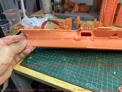 3d Printed 1/700 Us Forrestal Aircraft Carriers(full Hull/waterline)