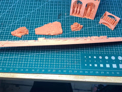 3d Printed 1/700 Derfflinger Class Battlecruiser(full Hull/waterline)