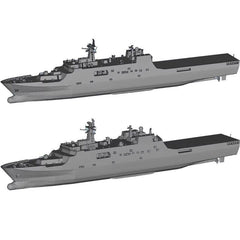 3d Printed Kit 1/700/1250/2000 China Amphibious Transport Dock Kunlunshan