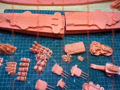 3d Printed Kits 1/350 Germany Roon Class Heavy Cruiser(full Hull/waterline)