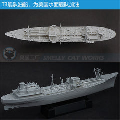 3d Printed Kits 1/700/1250/2000 Uss Cimarron Ao-22 Oil Tanker