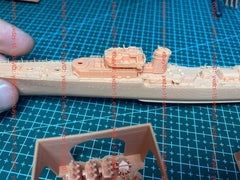 3d Printed 1/700 French Emile Bertin Light Cruiser(full Hull/waterline)